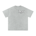 Dex Moto Grey Acid Wash Tee