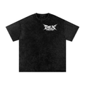 Dex Moto Black Acid Wash Tee