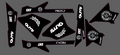 Yozma plastic decals